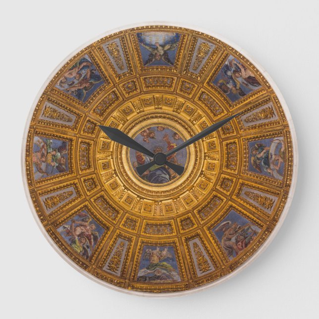 Chigi Chapel Dome, Santa Maria del Popolo, Rom Stor Klocka (Framsida)