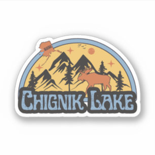 Chignik Lake, Alaska-klistermärke Klistermärken