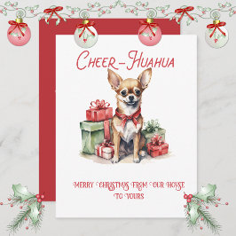 Chihauhau Whimsical Christmas | Julkort