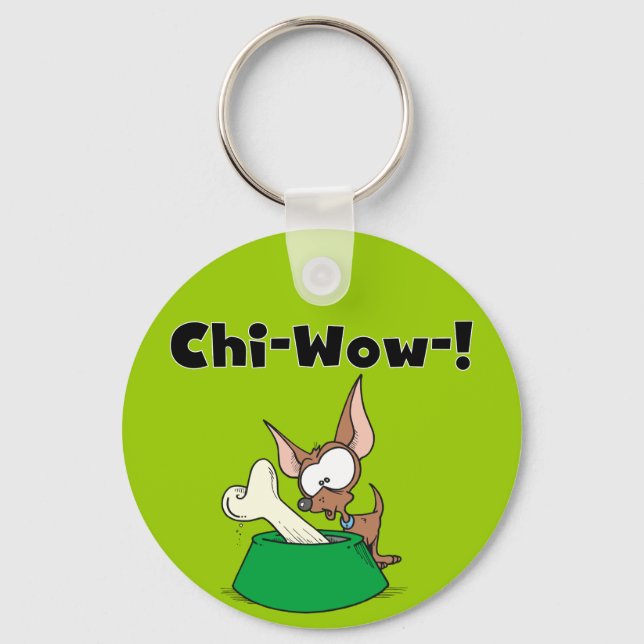Chihua Chi-Wow T-shirts och presenter Nyckelring (Framsida)