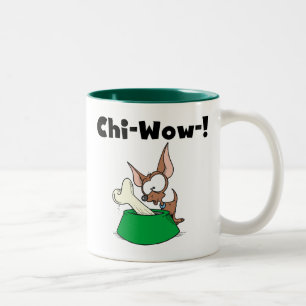 Chihua Chi-Wow T-shirts och presenter Två-Tonad Mugg