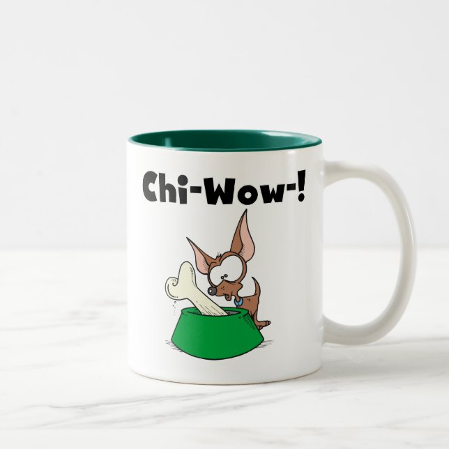 Chihua Chi-Wow T-shirts och presenter Två-Tonad Mugg (Höger)