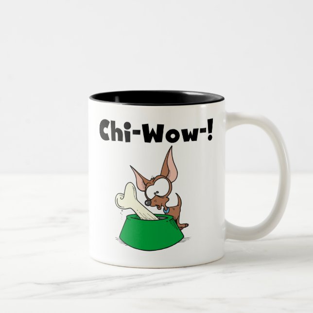 Chihua Chi-Wow T-shirts och presenter Två-Tonad Mugg (Höger)