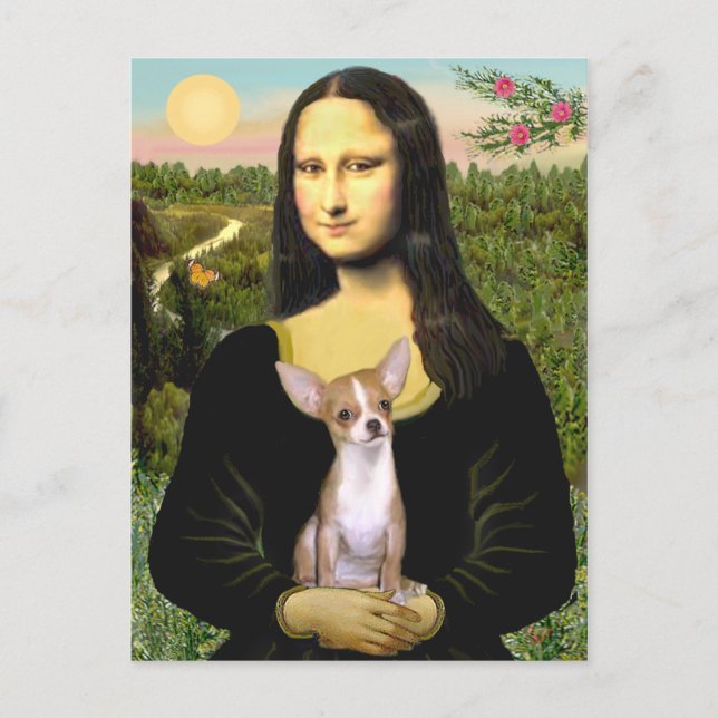 Chihuahua 1b - Mona Lisa Vykort (Framsida)
