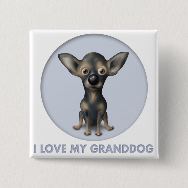 Chihuahua 2 Granddog Knapp (Framsida)