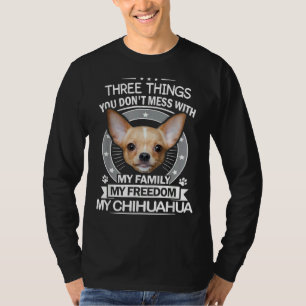 Chihuahua 3 Sak du  med roligt T Shirt