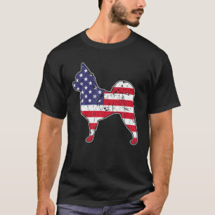 Chihuahua 4:e juli USA flagga Amerika Patriotic U T Shirt