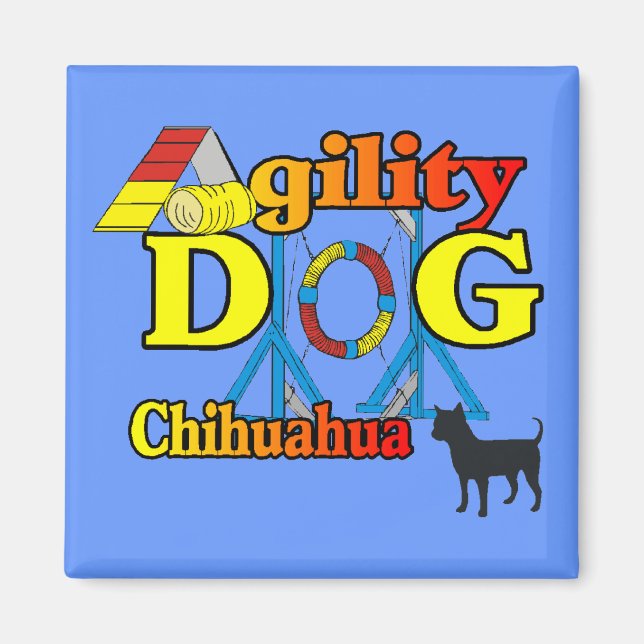 Chihuahua_Agilitet Magnet (Framsidan)