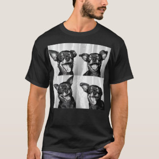 Chihuahua Ansikte Porträtt Rolig hund Photobooth C T Shirt