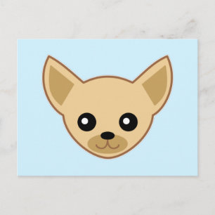 Chihuahua-ansikte Vykort