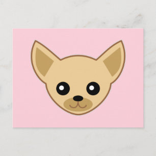 Chihuahua Ansikte Vykort