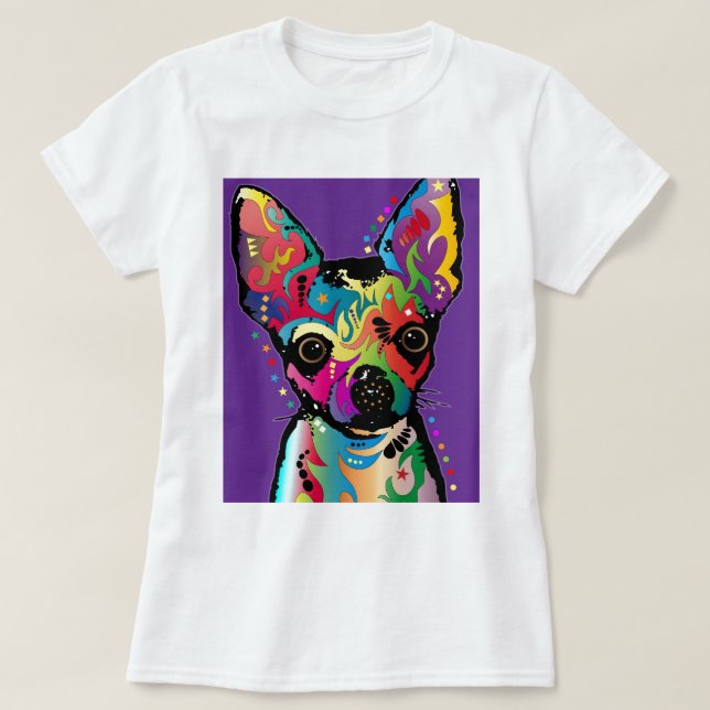 Chihuahua Art T-shirt (Design framsida)