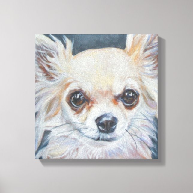 Chihuahua Artwork Canvastryck (Framsida)