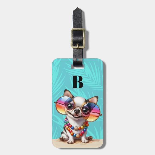 Chihuahua Bagagebrickor (Vertikal Framsida)