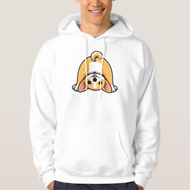 Chihuahua bakdel hoodie (Framsida)