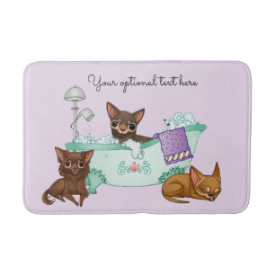 Chihuahua Bath Mat Badrumsmatta