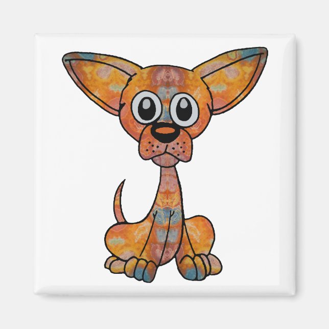 Chihuahua Batik Magnet (Framsidan)