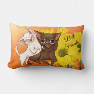 Chihuahua Best Friend Pillow Lumbarkudde