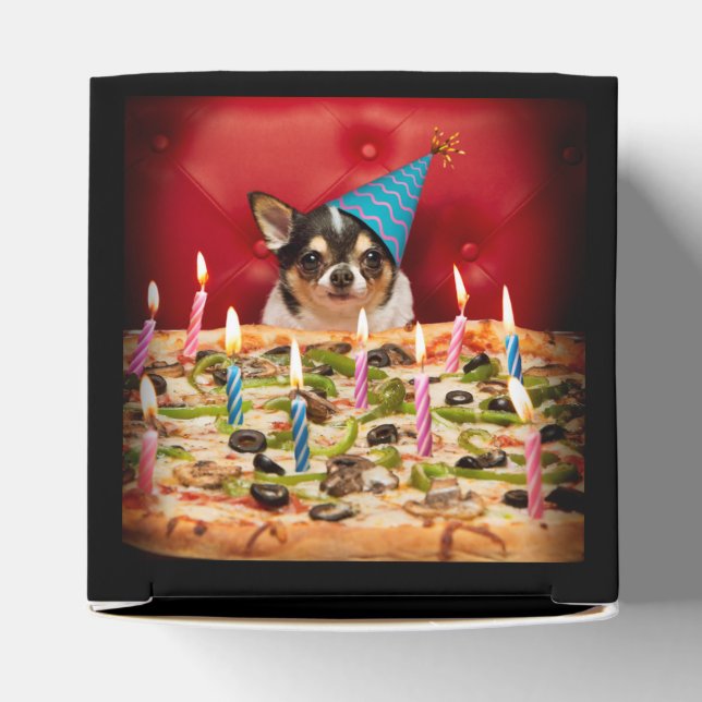 Chihuahua Birthday Pizza Paj Presentaskar (Överdel)
