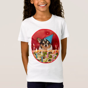 Chihuahua Birthday Pizza Paj T Shirt