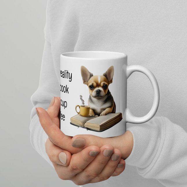 Chihuahua | BOK | Kaffe | Tea | Läsning | Mornin Kaffemugg (Skapare uppladdad)