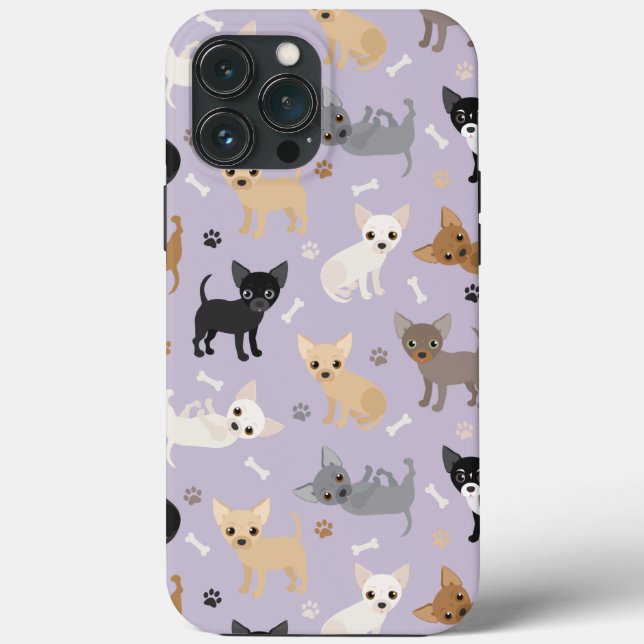Chihuahua Bones och Tass Lila (Baksida)