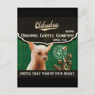 Chihuahua Brand - Organic Coffee Company Vykort
