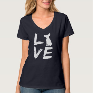 Chihuahua Breed Kärlek Cute Hund Animal Lover Funn T Shirt