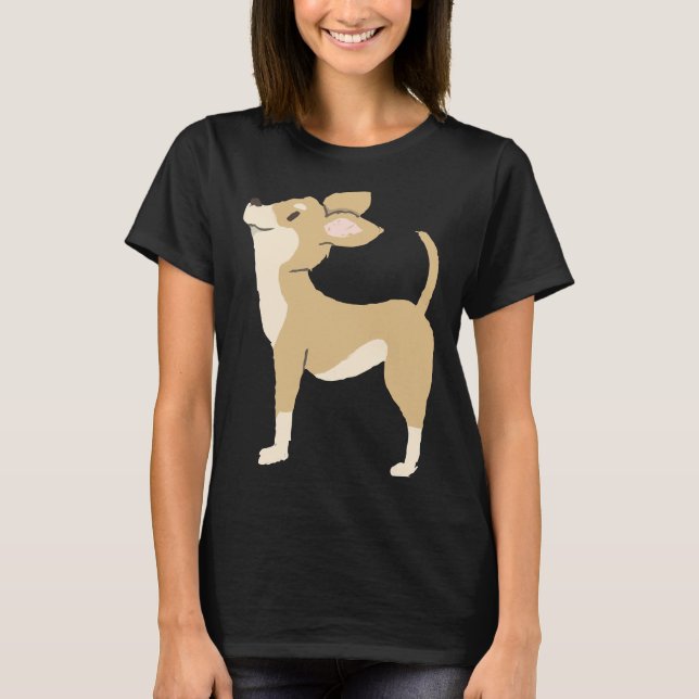 Chihuahua Brown T Shirt (Framsida)