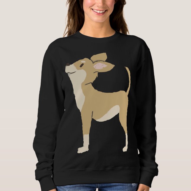 Chihuahua Brown T Shirt (Framsida)