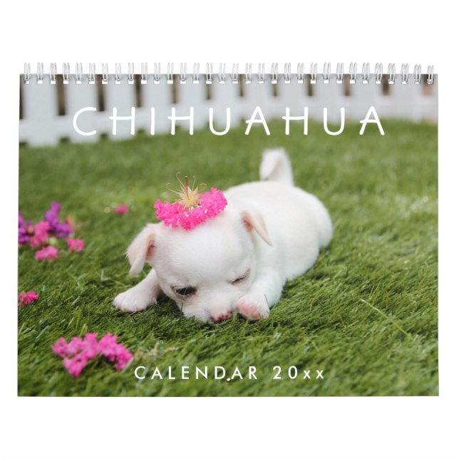 Chihuahua Calendar 2026 Add Your Photos Kalender (Omslag)