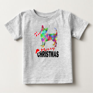 Chihuahua & Candy Cane God Jul Toddlers T-shirt