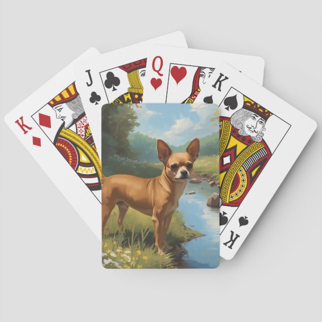 Chihuahua Casinokort (Baksidan)