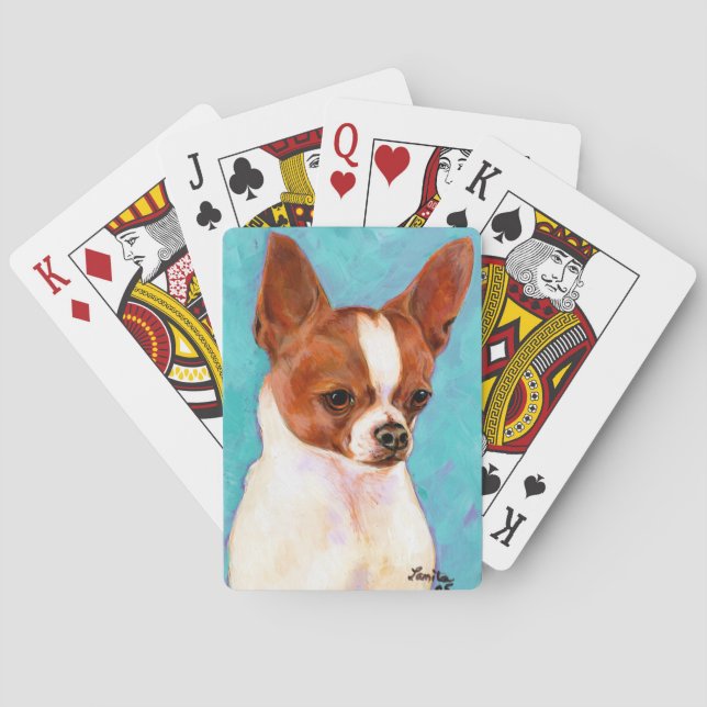 Chihuahua Casinokort (Baksidan)