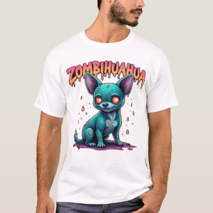 Chihuahua Chi Chichi Chiwawa Zombie Hund Halloween T Shirt
