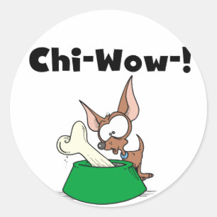 Chihuahua Chi-Wow Stickers Runt Klistermärke