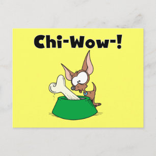 Chihuahua Chi-Wow T-shirts och presenter Vykort