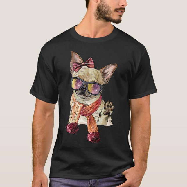 Chihuahua Chihuahua Hund Cute Chihuahua Hund Hund T Shirt (Framsida)