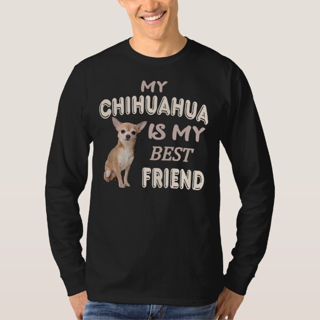 Chihuahua Chiwawa T Shirt (Framsida)