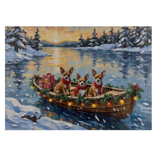 Chihuahua Christmas Boat Holiday (Framsidan)