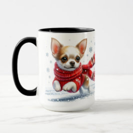 Chihuahua Christmas Coffee Mug Cup Mugg