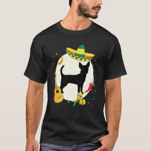 Chihuahua Cinco De Mayo Hund Puppy Mexican T Shirt