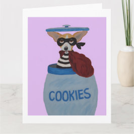 Chihuahua Cookie Tjuv Kort