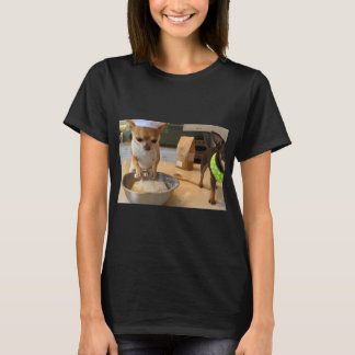 Chihuahua cooking t shirt
