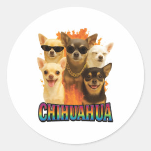 Chihuahua Copy Runt Klistermärke