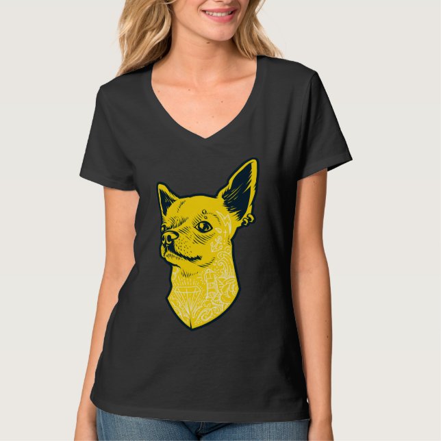 Chihuahua Crazy T Shirt (Framsida)