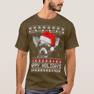 Chihuahua Cute Glad helg jul Hund älskare T Shirt