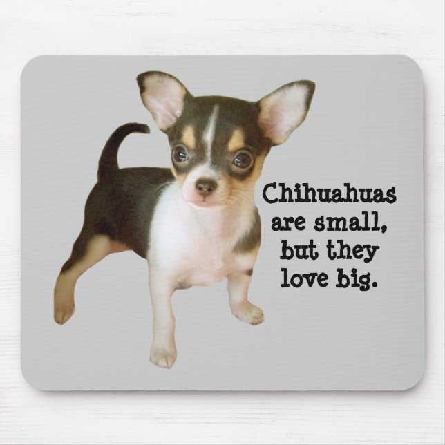 Chihuahua Cutie Mousepad Musmatta (Framsidan)