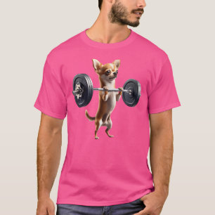 Chihuahua Deadlift Weightlift Funny Fitness Wor T Shirt