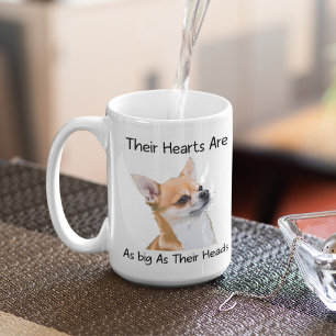 Chihuahua, deras hjärtan är lika stora som deras h kaffemugg